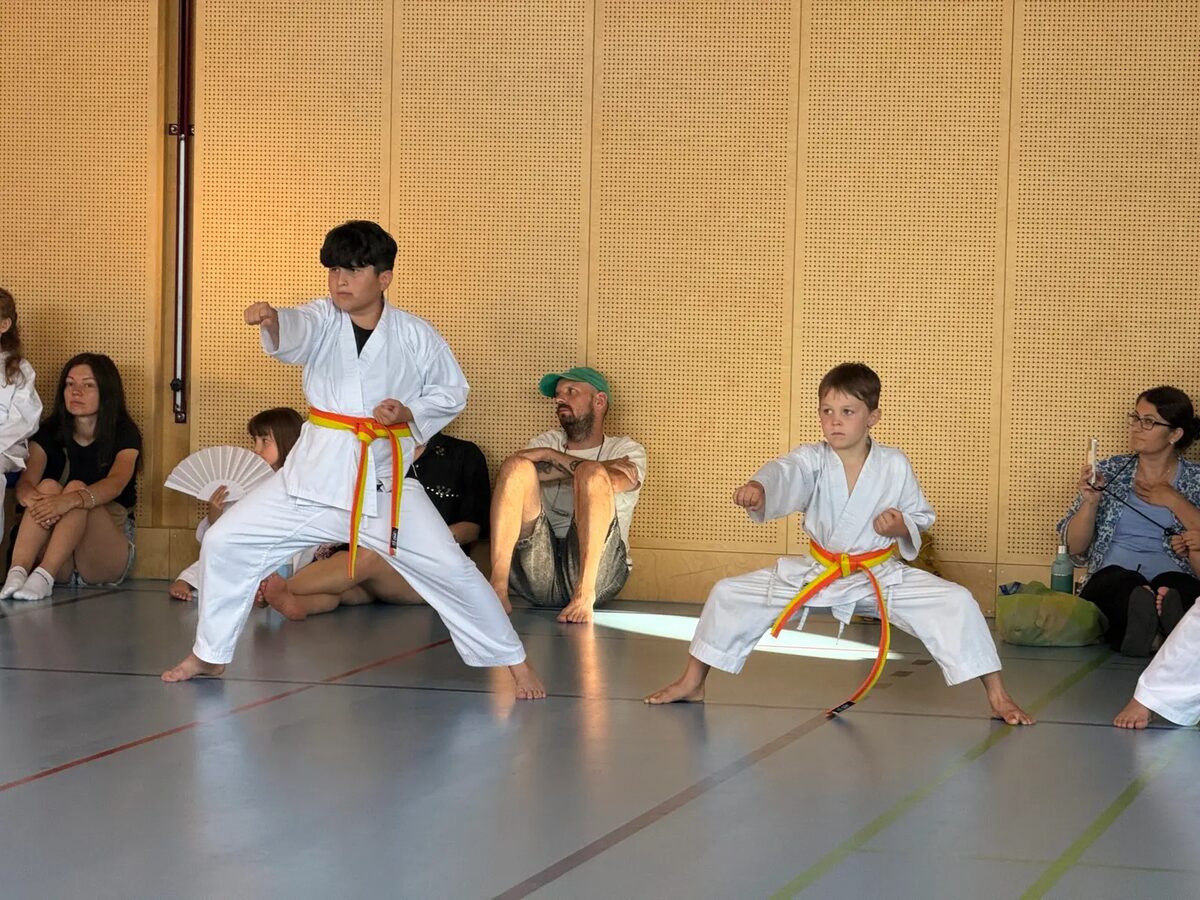 Training in der Sporthalle Riedenburg