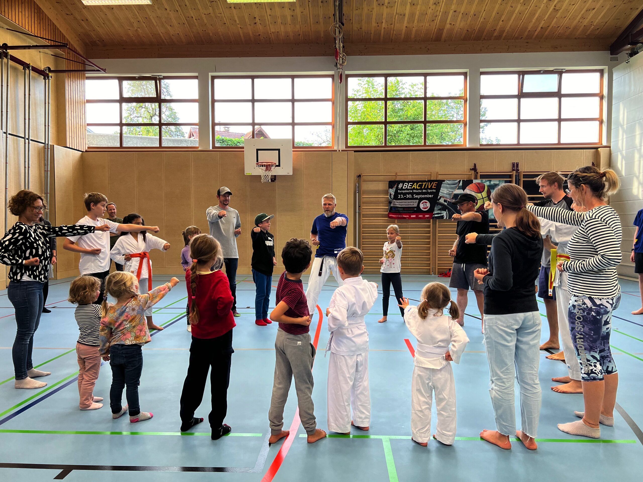 Toller Erfolg mit über 80 Besucher bei der #BeActive-Night von Karate Bregenz