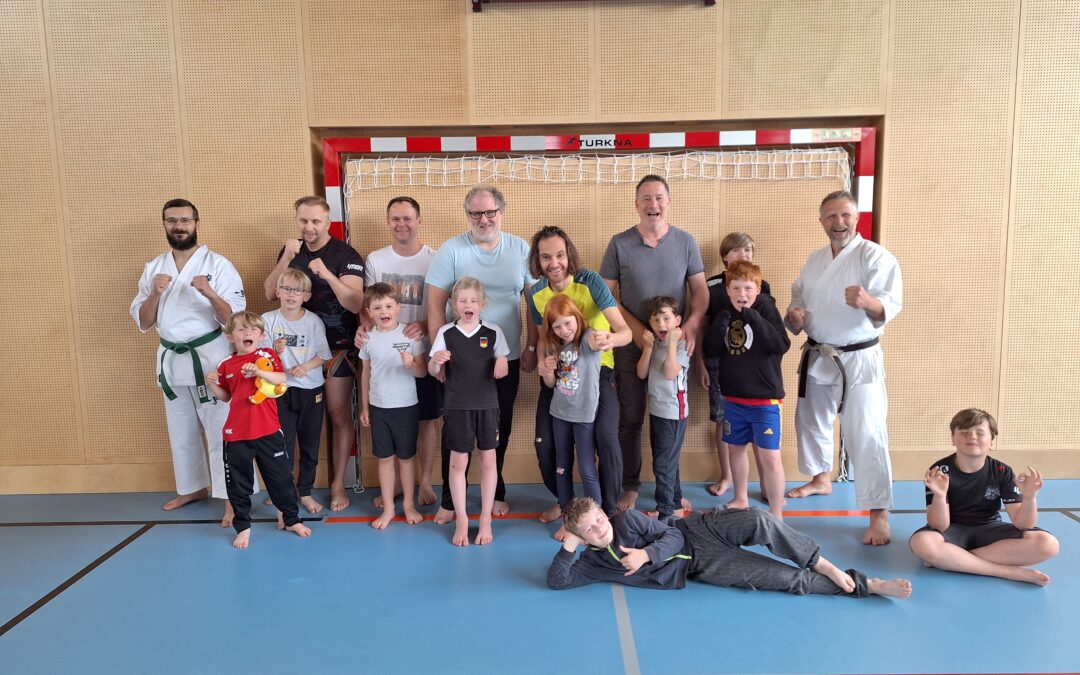 Vater sein! Karate Schnupperkurs